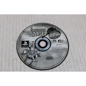 Inspector Gadget: Gadget's Crazy Maze (PS1, 2001) - Complete Disc, Booklet, Case